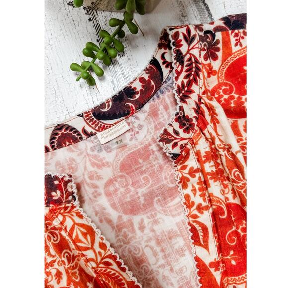 **SOLD** agua Bendita for Anthropologie Elaina Midi Dress (1X) - Picture 5 of 11